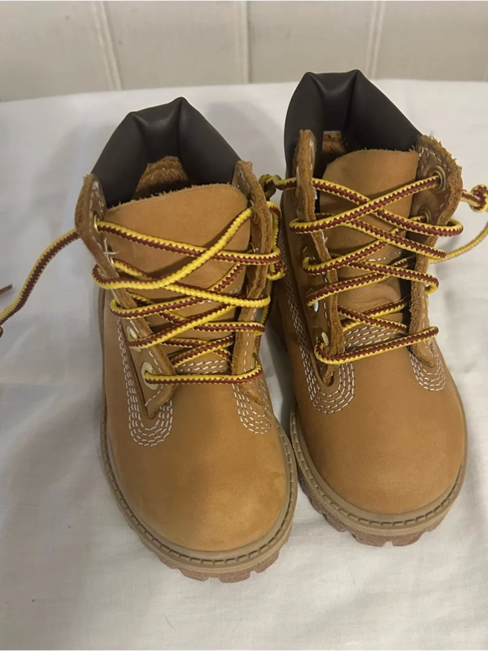 Timberland Toddler Premium 6-Inch Waterproof Boots/Wheat/Size 5M/ (EUC)